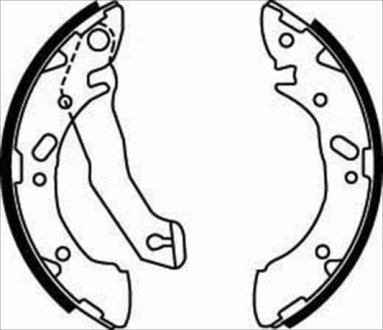 Тормозные колодки барабанные STARLINE BC 07870