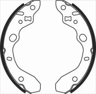 Тормозные колодки барабанные STARLINE BC 07910