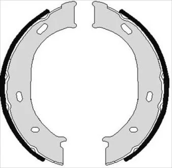 Тормозные колодки барабанные STARLINE BC 07960