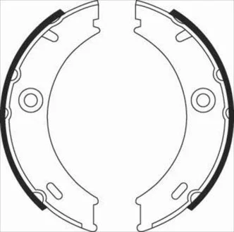 Тормозные колодки барабанные STARLINE BC 07970