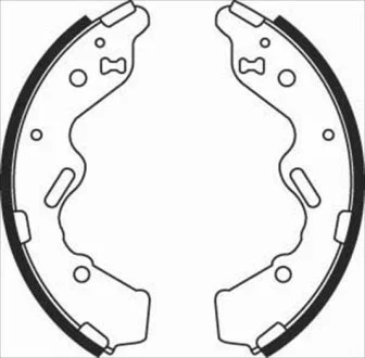 Тормозные колодки барабанные STARLINE BC 08050