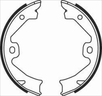 Тормозные колодки барабанные STARLINE BC 08140
