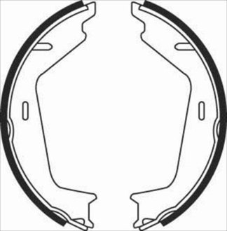 Тормозные колодки барабанные STARLINE BC 08260