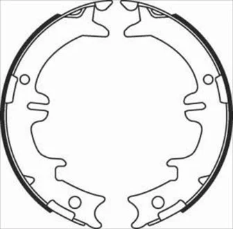 Тормозные колодки барабанные STARLINE BC 08340
