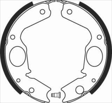Тормозные колодки барабанные STARLINE BC 08350
