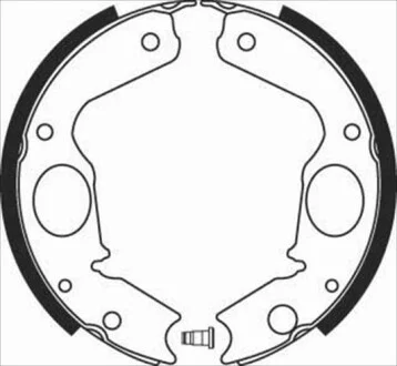 Тормозные колодки барабанные STARLINE BC 08350