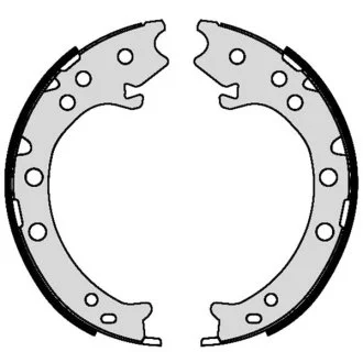 Тормозные колодки барабанные STARLINE BC 09420