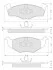 Тормозные колодки дисковые STARLINE BD S006S (фото 1)