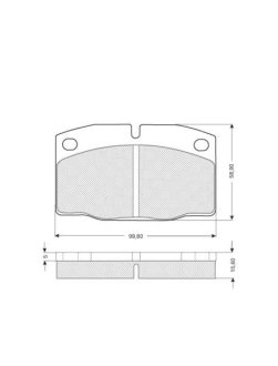 Тормозные колодки дисковые STARLINE BD S021