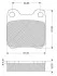 Тормозные колодки дисковые STARLINE BD S042 (фото 1)