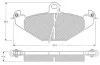 Тормозные колодки дисковые STARLINE BD S059 (фото 1)