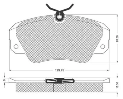 Тормозные колодки дисковые STARLINE BD S121