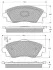 Тормозные колодки дисковые STARLINE BD S166 (фото 1)