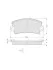 Тормозные колодки дисковые STARLINE BD S175 (фото 1)