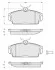 Тормозные колодки дисковые STARLINE BD S182 (фото 1)