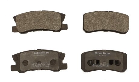 Тормозные колодки дисковые STARLINE BD S220