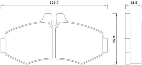 Тормозные колодки дисковые STARLINE BD S241