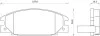 Тормозные колодки дисковые STARLINE BD S261 (фото 1)