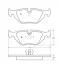 Тормозные колодки дисковые STARLINE BD S381 (фото 1)