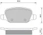 Тормозные колодки дисковые STARLINE BD S382 (фото 1)