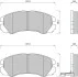 Тормозные колодки дисковые STARLINE BD S387 (фото 1)