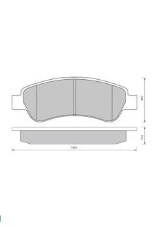 Тормозные колодки дисковые STARLINE BD S405