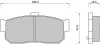 Тормозные колодки дисковые STARLINE BD S415 (фото 1)