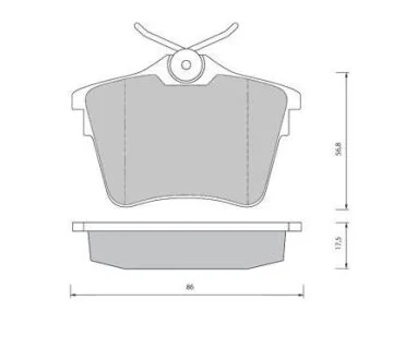 Тормозные колодки дисковые STARLINE BD S419