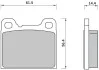Тормозные колодки дисковые STARLINE BD S420 (фото 1)