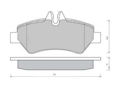 Тормозные колодки дисковые STARLINE BD S423