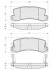 Тормозные колодки дисковые STARLINE BD S425 (фото 1)