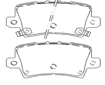 Тормозные колодки дисковые STARLINE BD S517