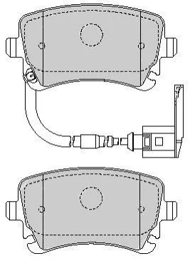 Гальмівні колодки дискові STARLINE BD S826P (фото 1)