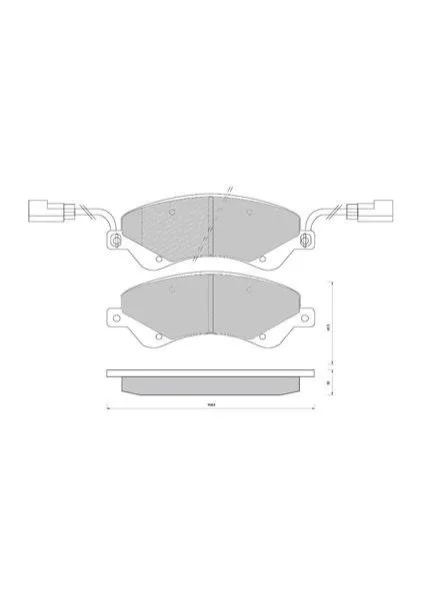 Гальмівні колодки дискові STARLINE BD S849P (фото 1)