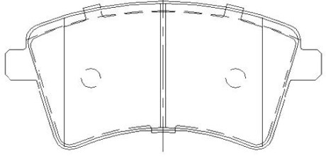 Тормозные колодки дисковые STARLINE BD S857P