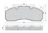 КМП гальмівних колодок STARLINE BD T023 (фото 1)
