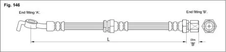 Тормозной шланг STARLINE HA ST.1064