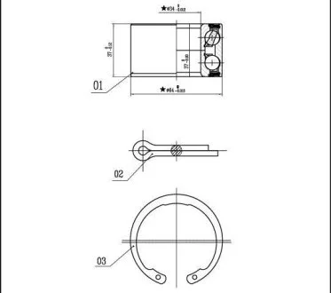 Подшипник ступицы STARLINE LO 00663