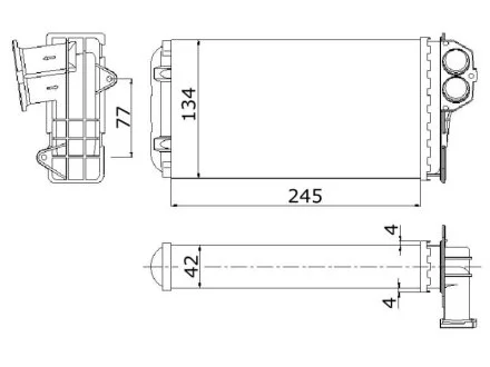 Радиатор отопления STARLINE PE6199