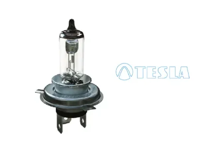 Лампа галогенная H4 12V 60/55W P43t +100% Premium Tesla TESLA B40401