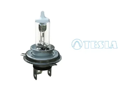 Лампа галогенная H4 12V 60/55W P43t LL (LONG LIFE) Premium Tesla TESLA B50401