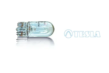 Лампа розжарювання 12V W21W 21W W3x16d (1-конт) (кратно 10) Tesla TESLA B62201
