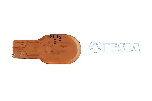 Лампа розжарювання 12V WY16W 16W W2,1x9,5d Amber жовта (б/цоколя) (кратно 10) Tesla TESLA B66201 (фото 1)
