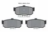 Тормозные колодки INFINITI/NISSAN G20/Almera/Sunny "R "89>> TEXTAR 2171301 (фото 1)