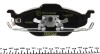 Тормозные колодки OPEL Astra G "F "94-11 TEXTAR 2306302 (фото 4)