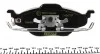 Тормозные колодки OPEL Astra G "F "94-11 TEXTAR 2306302 (фото 4)