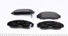 Тормозные колодки HONDA Accord/Civic "F "95>> TEXTAR 2372901 (фото 2)