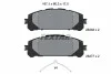 Тормозные колодки TOYOTA Highlander ''F''20>> TEXTAR 2644801 (фото 2)