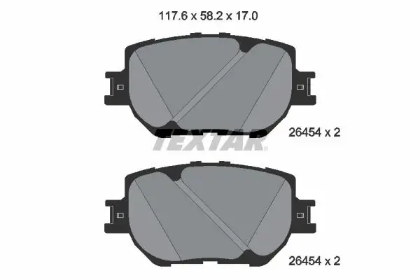 Тормозные колодки LEXUS IS ''F''13>> TEXTAR 2645401 (фото 1)