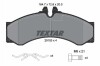 Тормозные колодки MERCEDES/VW Sprinter/LT "F /"R "95>> TEXTAR 2915301 (фото 2)